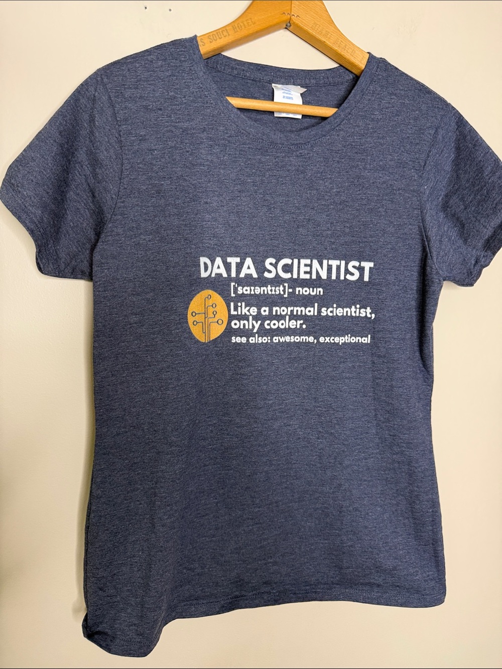 Data Scientist Graphic Tee - Navy Short Sleeve